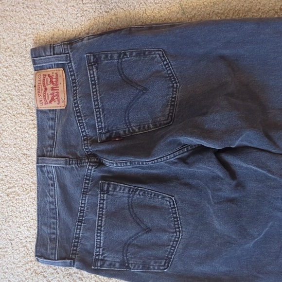 Levi Strauss Black 501 Black Button Fly Jeans - Picture 5 of 8